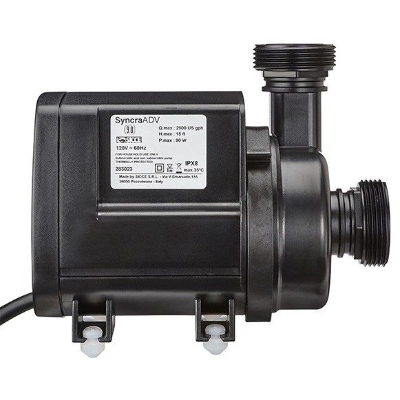 SICCE SYNCRA ADVANCED 9.0, 9500 л/ч, подъем 4,5м - Помпа универсальная 66433 - фото 27478