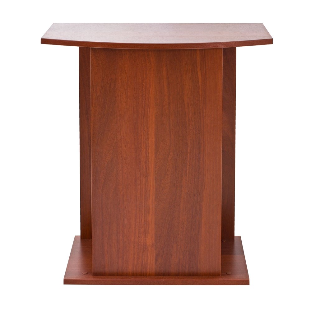 Aquaplus тумба фигурная 60*30*70, цвет итальянский орех, открытая 217137 - фото 27504