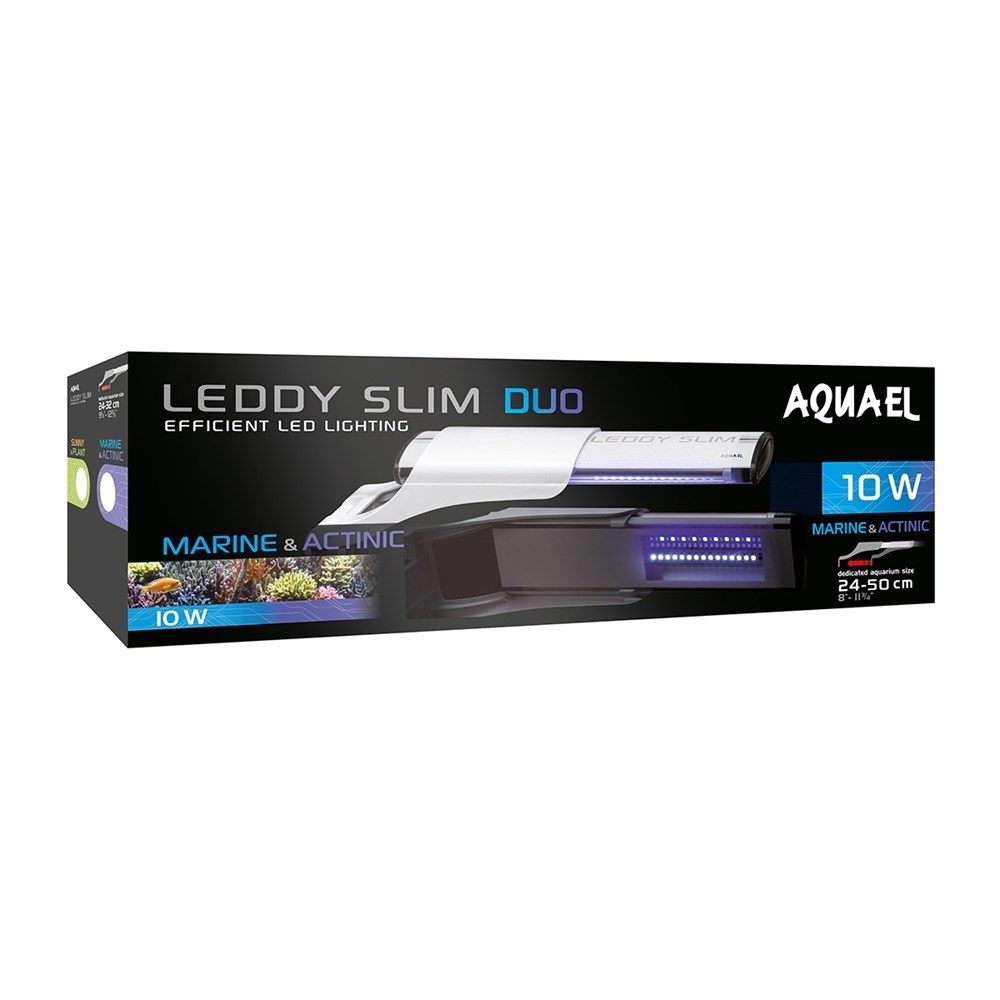 AQUAEL DUO Leddy Slim Marine 10 Вт белый (для аквариумов от 24 до 50 см) 115152 - фото 27516