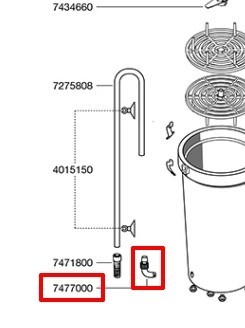 EHEIM - входной штуцер подключения для фильтра 2217 (classic 600) EM-7477000 - фото 27520