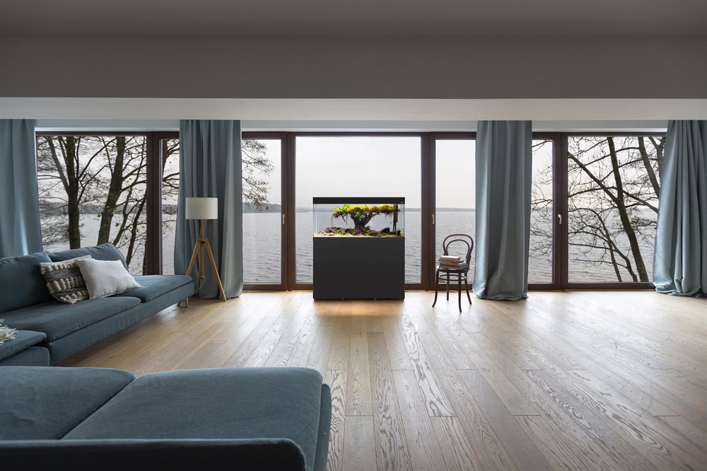 AQUAEL OPTI SET 240 л (чёрный) - аквариум из осветлённого стекла Opti White, 121x41x56 см 124307 - фото 27668