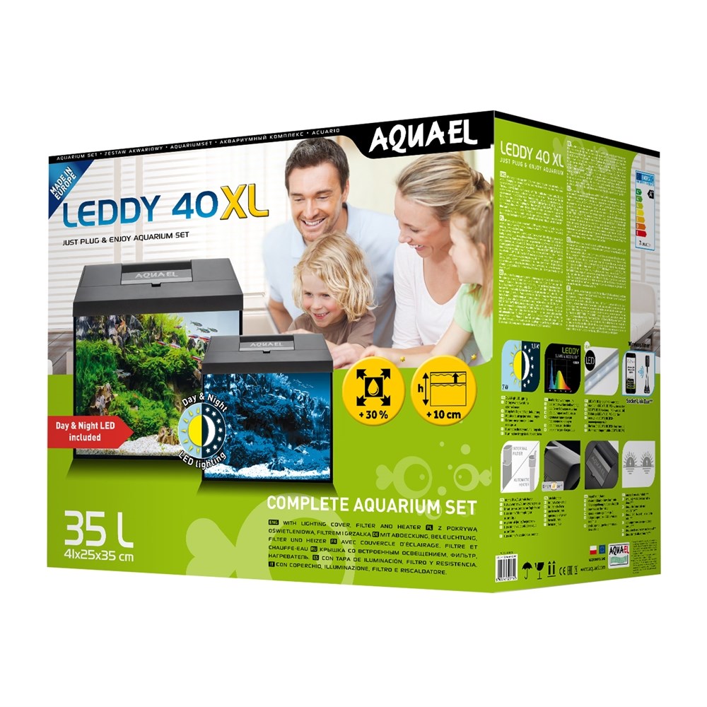 AQUAEL LEDDY XL Day & Night 40 (35л) - аквариум с набором оборудования 124281 - фото 27749