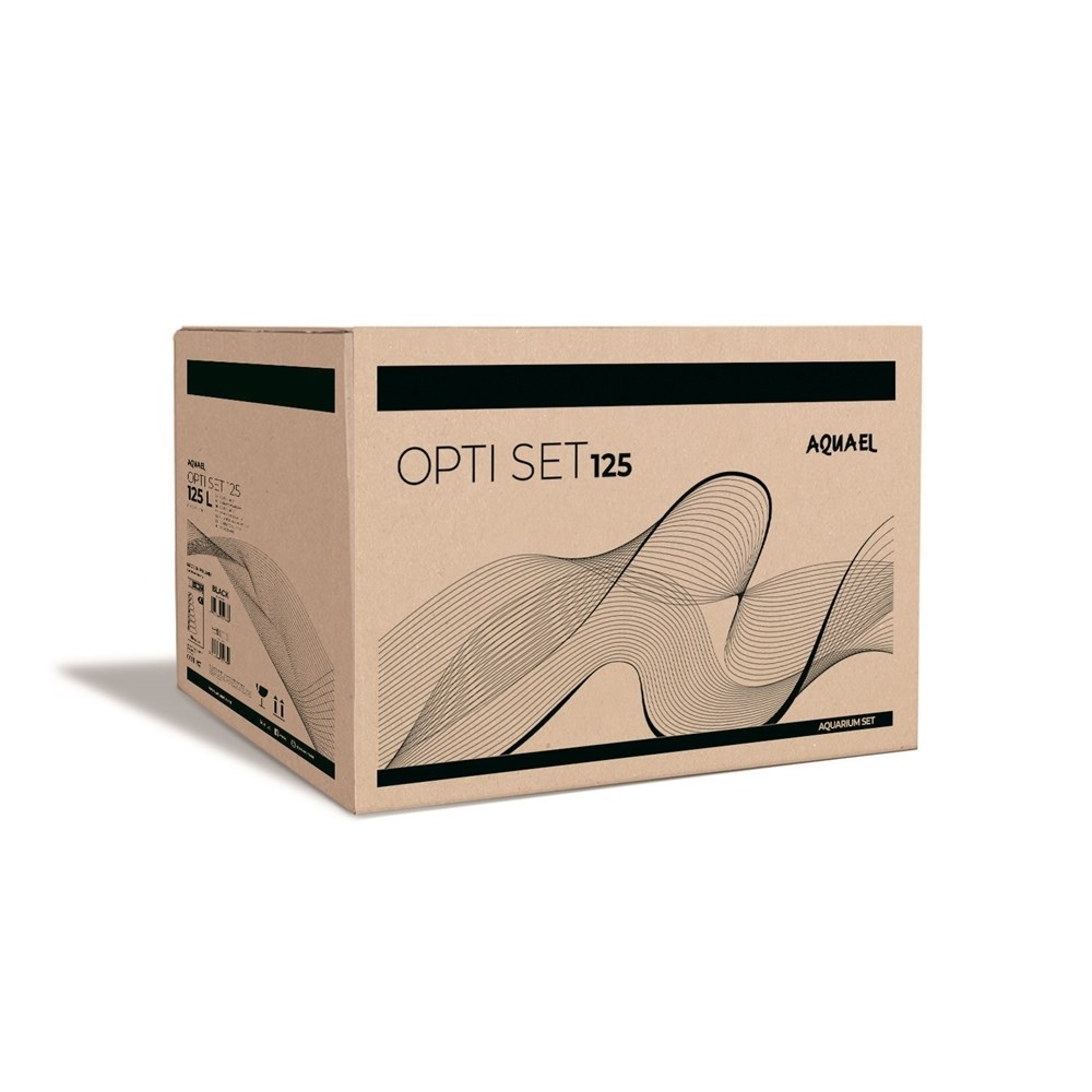 AQUAEL OPTI SET 125 л (белый) - аквариум из осветлённого стекла Opti White, 81x36x51 см 124302 - фото 27882