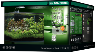 Dennerle Nano Scaper's Tank Basic LED 5.0, 35 литров  - аквариум (в комплекте фильтр и освещение) Den-5592 - фото 28486