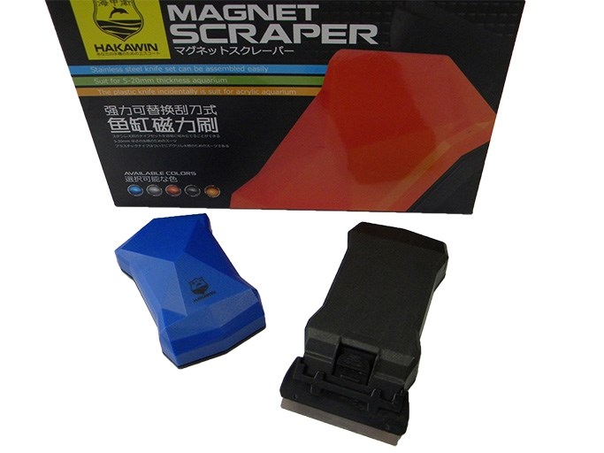 HAKAWIN скребок магнитный плавающий большой для стекол 10-25мм с набором лезвий CH-020931 - фото 28808