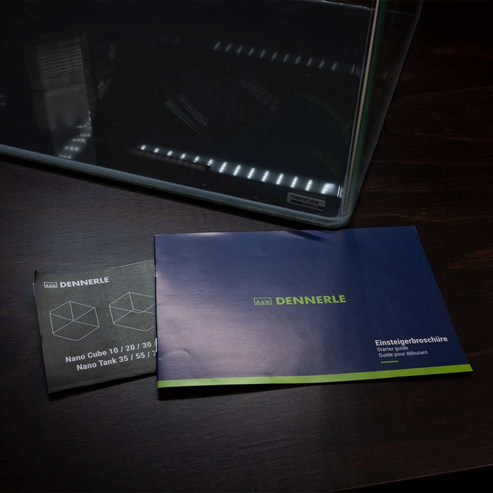 Dennerle Nano Tank Plant Pro 70 литров (в комплекте фильтр, светильник), передние углы скруглённые (передняя и боковые стенки из единого стекла) Den-3316 - фото 28957