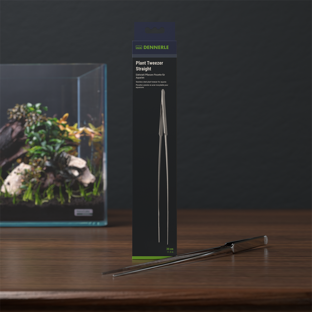 Dennerle пинцет для посадки водных растений прямой 30см Den-2874 - фото 29191