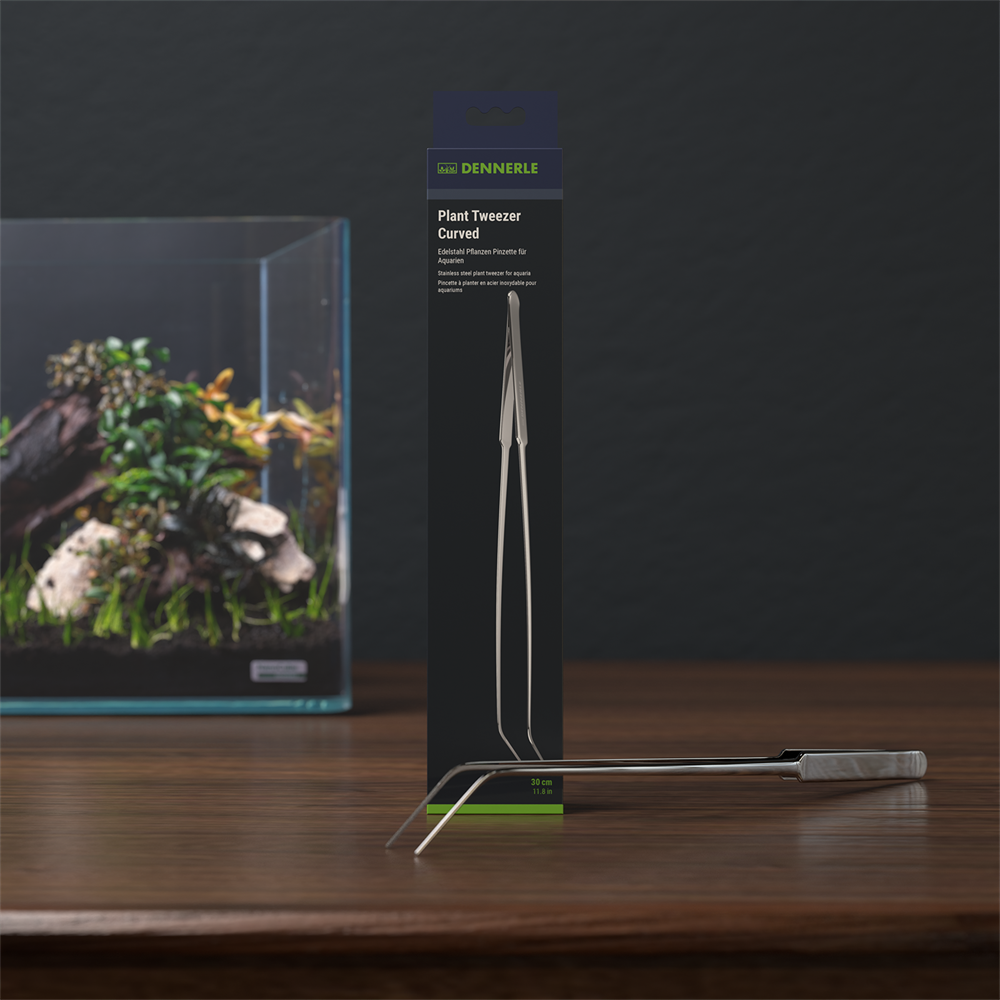 Dennerle пинцет для посадки водных растений с загнутым кончиком 30см Den-2875 - фото 29196