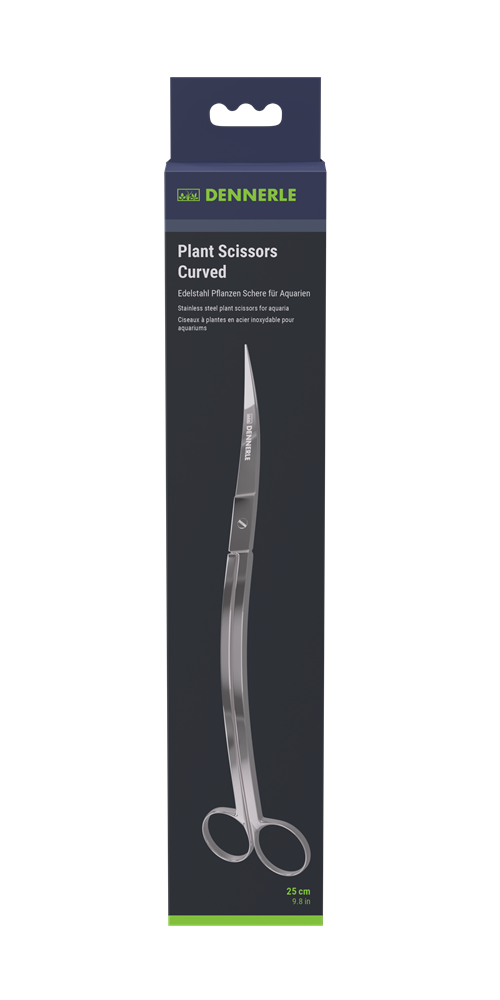 Dennerle ножницы для формирования растений изогнутые 25см Den-2876 - фото 29199