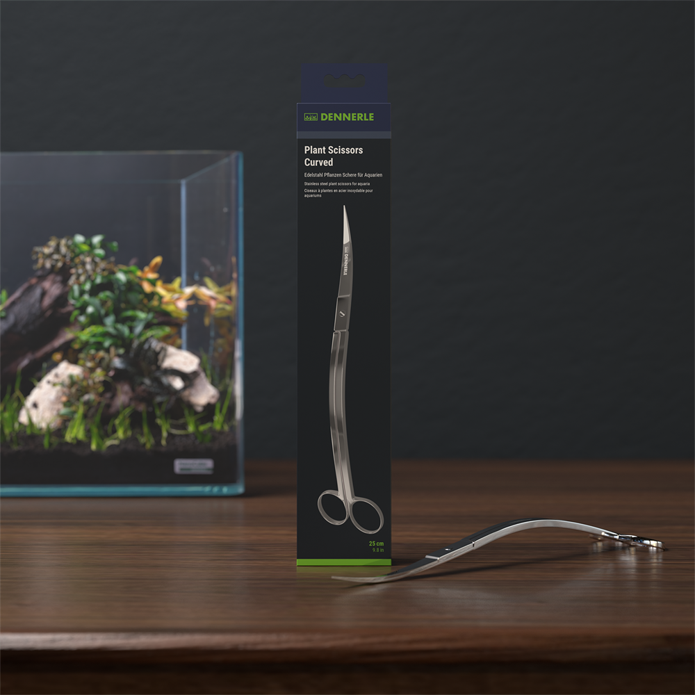 Dennerle ножницы для формирования растений изогнутые 25см Den-2876 - фото 29201