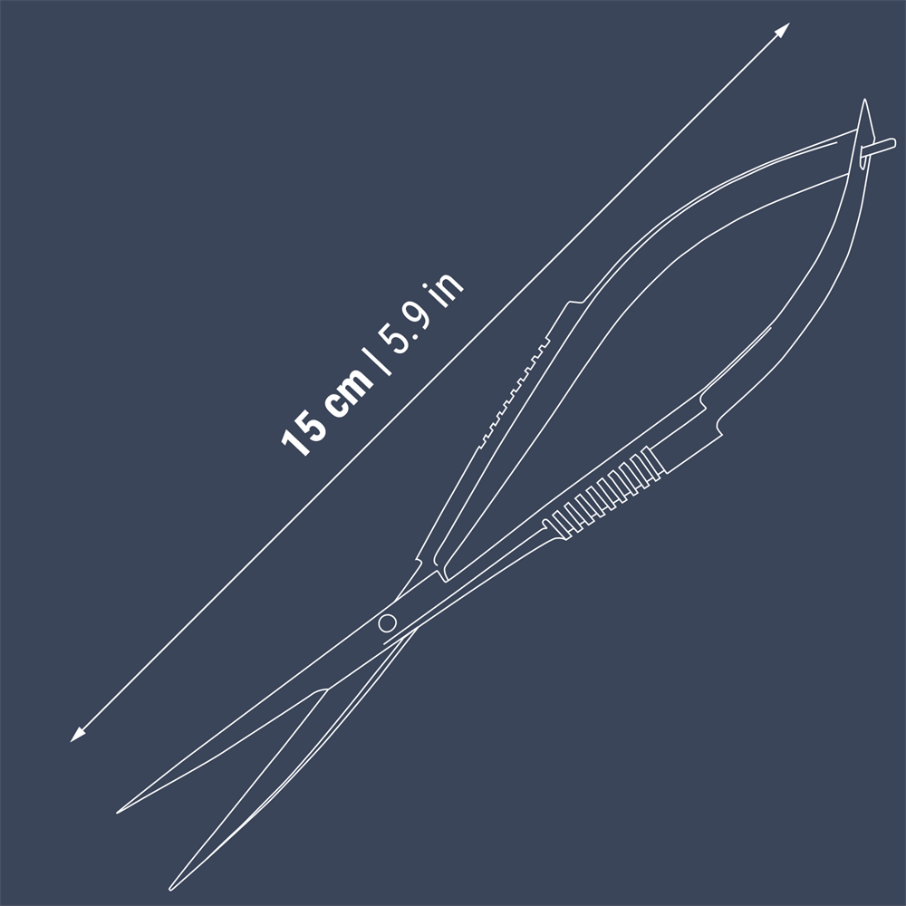 Dennerle ножницы для формирования растений пружинные 15см Den-2877 - фото 29203