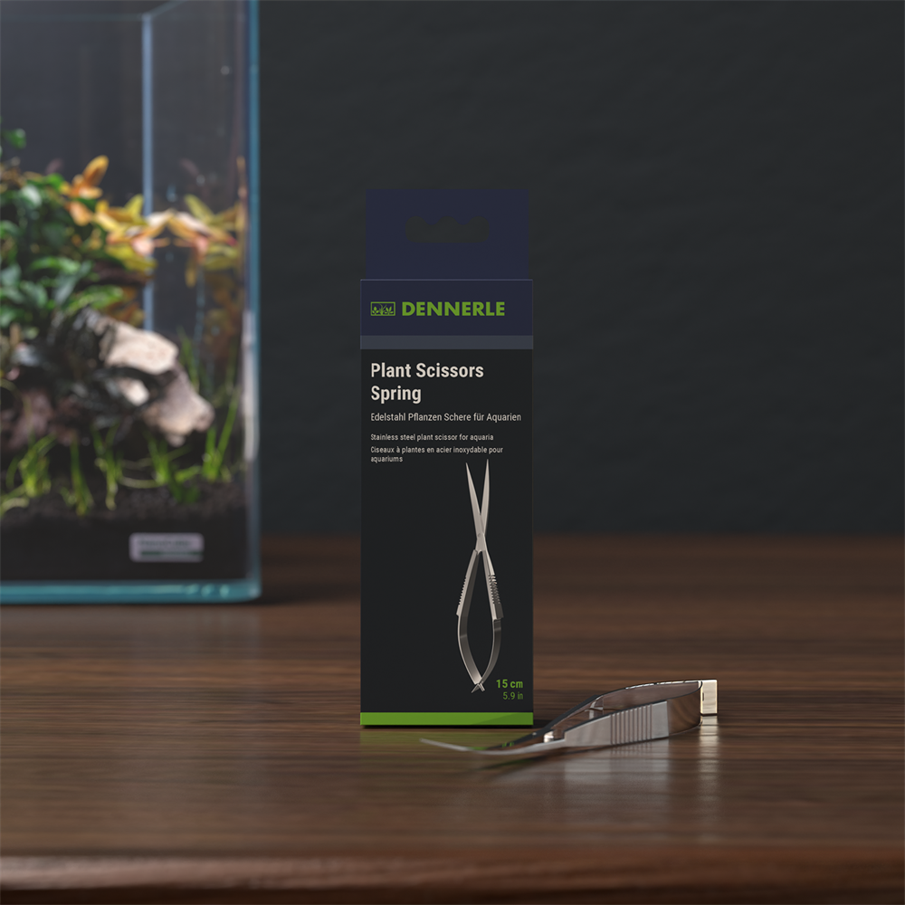 Dennerle ножницы для формирования растений пружинные 15см Den-2877 - фото 29206