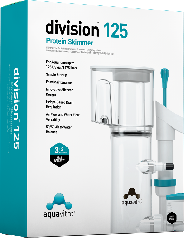 Seachem AquaVitro Division skimmer 125 - флотатор (скиммер) для аквариумов объёмом до 475л SCH-7200 - фото 29465