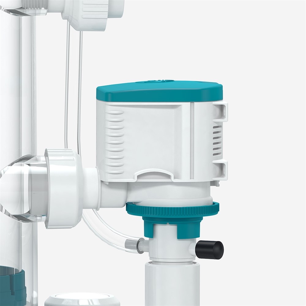 Мощный внешний насос Обеспечивает больший объем потока в колонне при большем времени контакта и площади поверхности. Позволяет легко обслуживать насос в любое время.