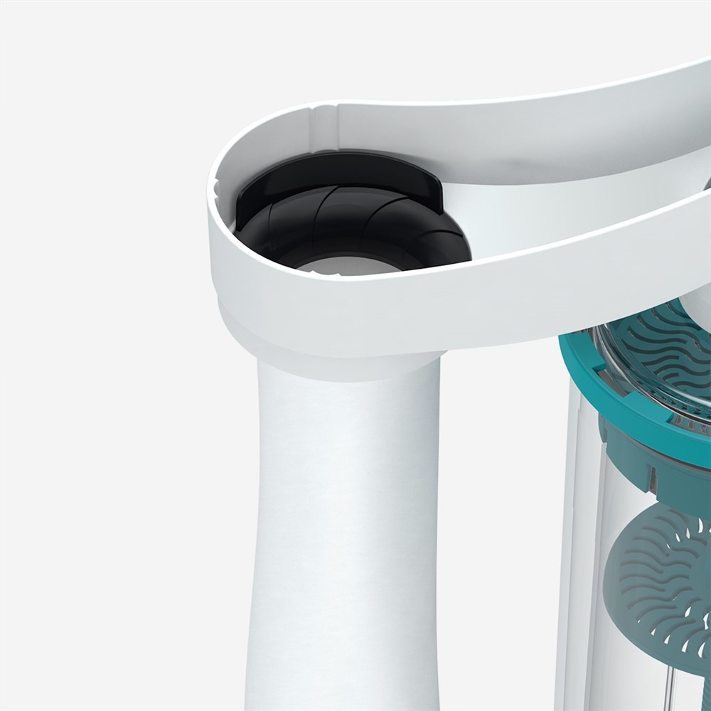 Заключительная механическая очистка Входящий в комплект фильтр тонкой очистки "носок" действует как механический фильтр тонкой очистки, поэтому частицы наполнителя не попадают в систему. Это также предотвращает попадание микропузырьков в аквариум, которые раздражают кораллы