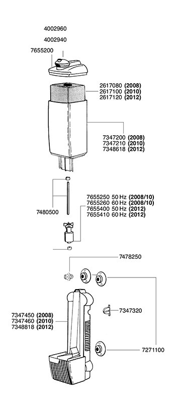 Eheim Pickup 160 - внутренний фильтр для аквариумов до 160 л EM-2010020 - фото 29726
