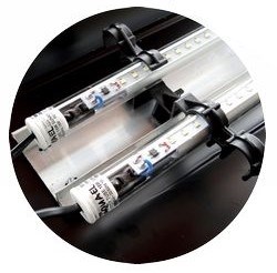 AQUAEL CLASSIC 100х40 см - крышка аквариумная прямая (освещение - LED 2x14 Вт Day&Night) 124256 - фото 29992