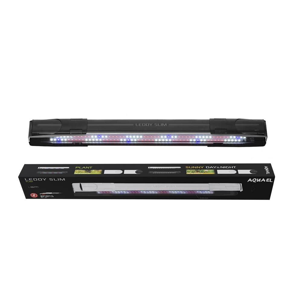 AQUAEL LEDDY SLIM PLANT 2.0 32Вт чёрный (80-107см) - LED-светильник для аквариума 124203 - фото 30054