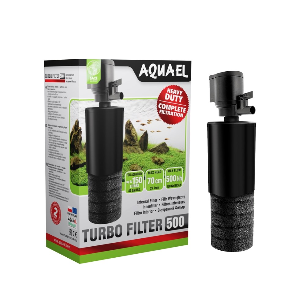 AQUAEL TurboFilter 500 - внутренний фильтр для аквариумов до 150 литров 109401 - фото 30159