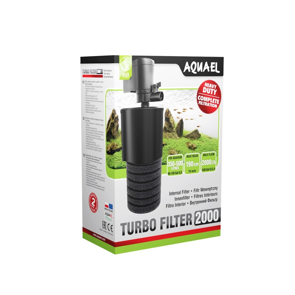 AquaEl TurboFilter 2000 - внутренний фильтр для аквариумов от 350 литров 109405 - фото 30160
