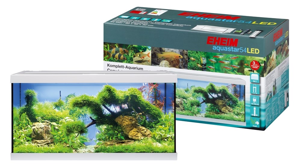EHEIM aquastar 54 LED - аквариум белый 54л  60x30x30см EM-340646 - фото 30192