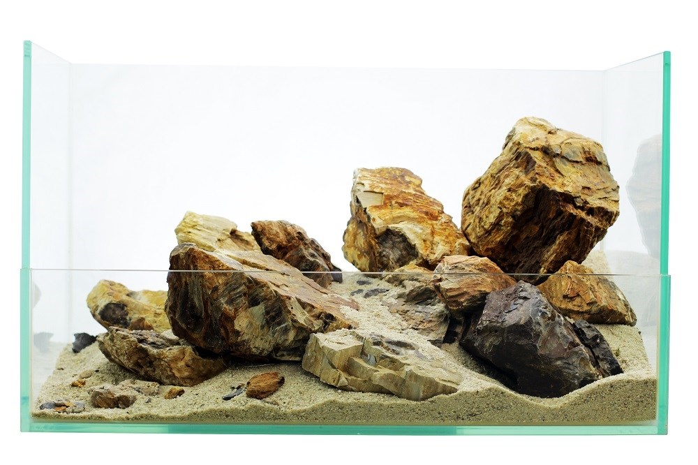 GLOXY "Окаменелое дерево" - набор камней разных размеров (упаковка 20 кг) GL-340009 - фото 30337