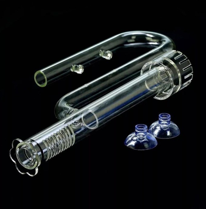 ISTA Заборник воды стеклянный совмещенный со скиммером  для внешних фильтров, для шланга 12мм IF-730 - фото 30511