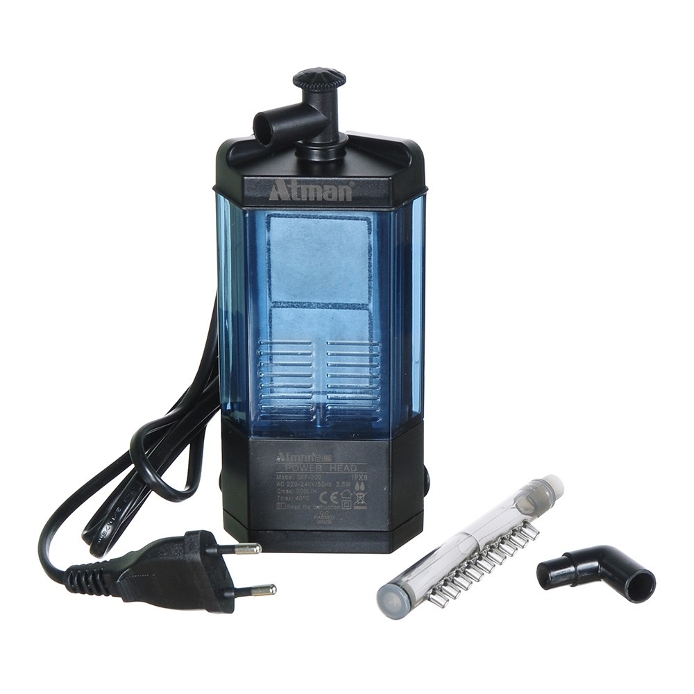 Atman SKF-200 - Фильтр внутренний угловой для аквариумов до 40 литров, 300 л/ч, 2,5W ATM-SKF-200 - фото 30520