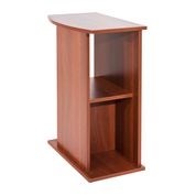 Aquaplus тумба фигурная 50*30*70, цвет итальянский орех , открытая 216895 - фото 30820