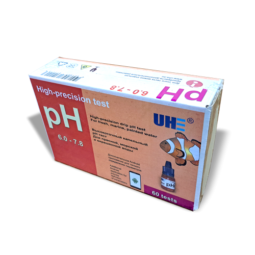 UHE pH 6,0-7,8 test - тест для определения уровня pH воды UPH6 - фото 30833