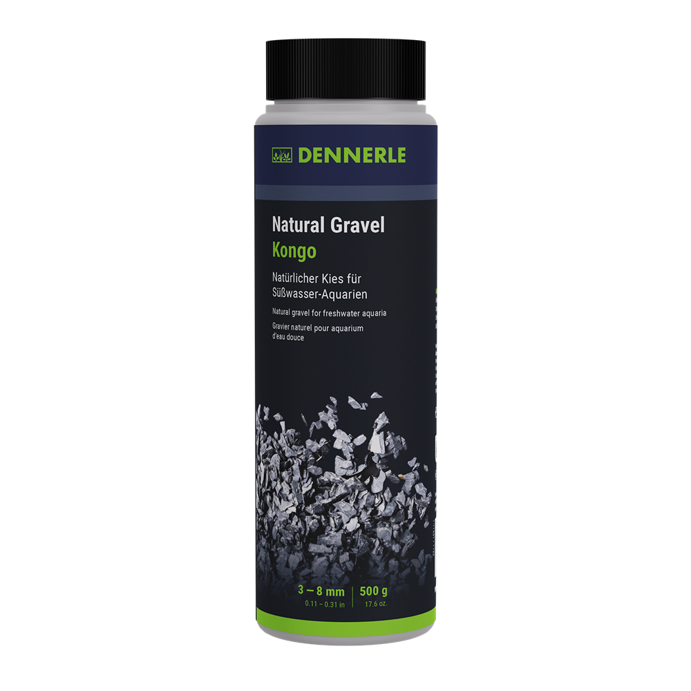 Dennerle Kongo 3-8 мм - грунт природный  (серый), 500 г Den-3245 - фото 30895