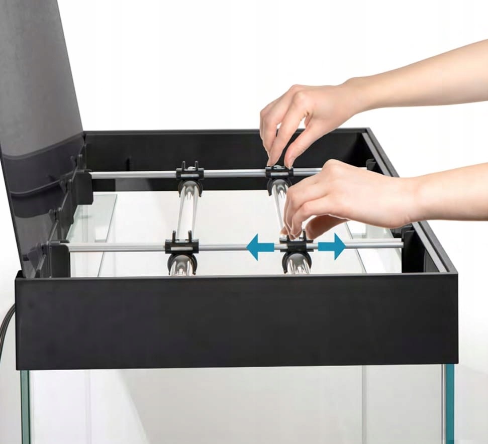 AQUAEL - держатель для модулей освещения Leddy tube и Retrofit для аквариумов Glossy и Optiset (4 шт.) 123782 - фото 30949