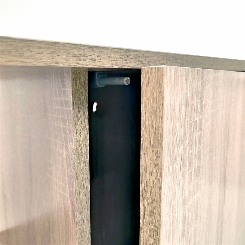 Aquaplus тумба прямая 101*41*72 дуб сонома, ДСП с 2 дверцами из ДСП a14754 - фото 31105