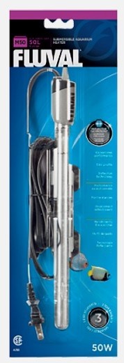 Fluval M 50 Вт - нагреватель для аквариумов до 50 литров 43546 - фото 31118