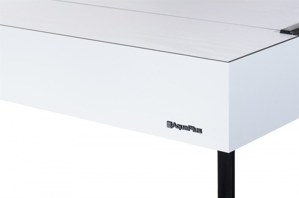 Aquaplus аквариум LUX П150 / 150л прямой белое деревоLED (90*35*56)+Крышка, светильник LEDDY TUBE Retro Fit Sunny 2*16 Вт, стекло 6/6 993060 - фото 31330