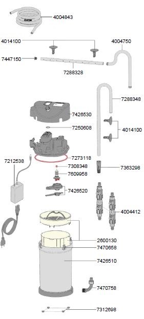 EHEIM classicVARIO+e 250 - внешний фильтр с Wi-Fi управлением для аквариумов объёмом до 250 л EM-2214020 - фото 31484