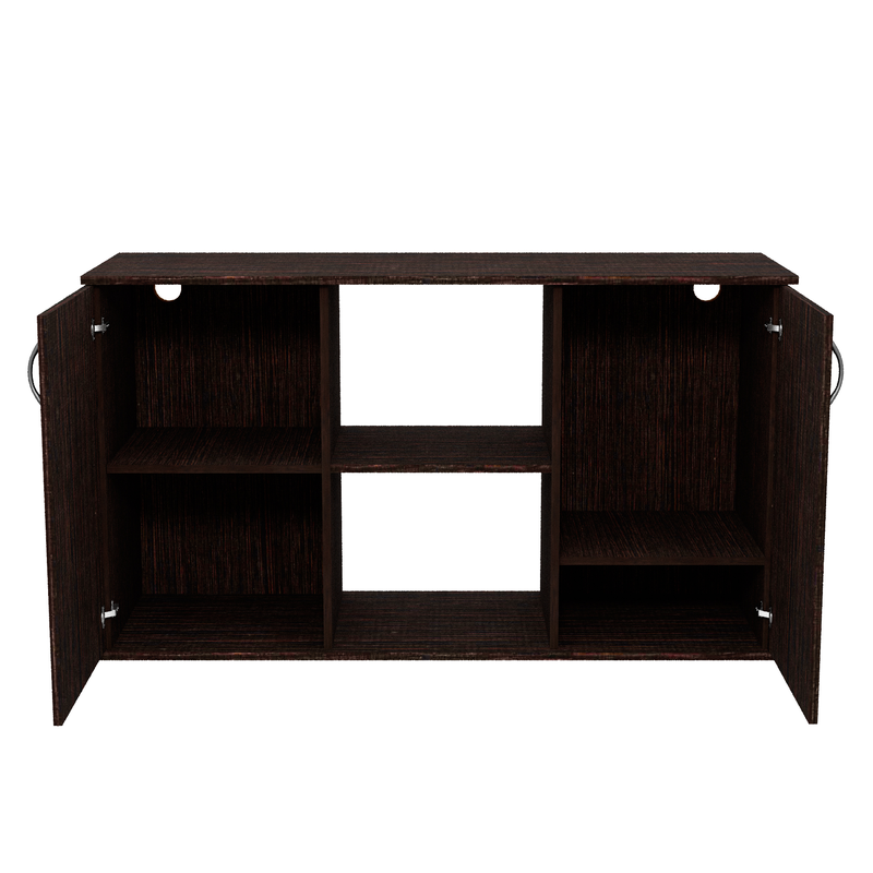 Aquaplus Тумба прямая 120*40*70 венге, с 2 дверцами ДСП 210701 - фото 31606