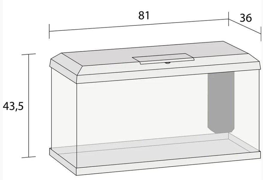Juwel PRIMO 2.0 110 аквариум 110л черный (Black) 81х36х45см LED 10,5w Фильтр Bioflow Super нагреватель 100 Вт Juw-25580 - фото 31614