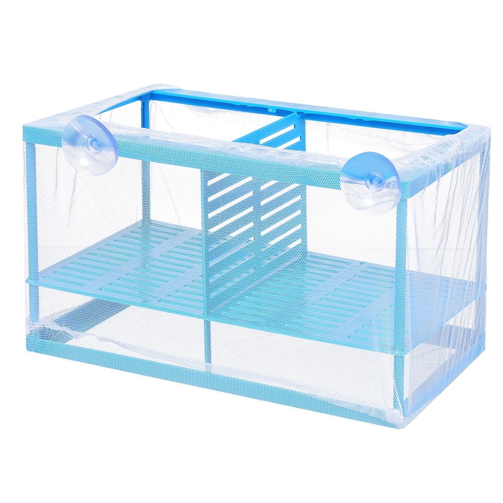 Naribo - отсадник сетчатый MBL-02 для аквариумных рыб, с перегородкой, 26,5х15х15см NR-085886 - фото 31630