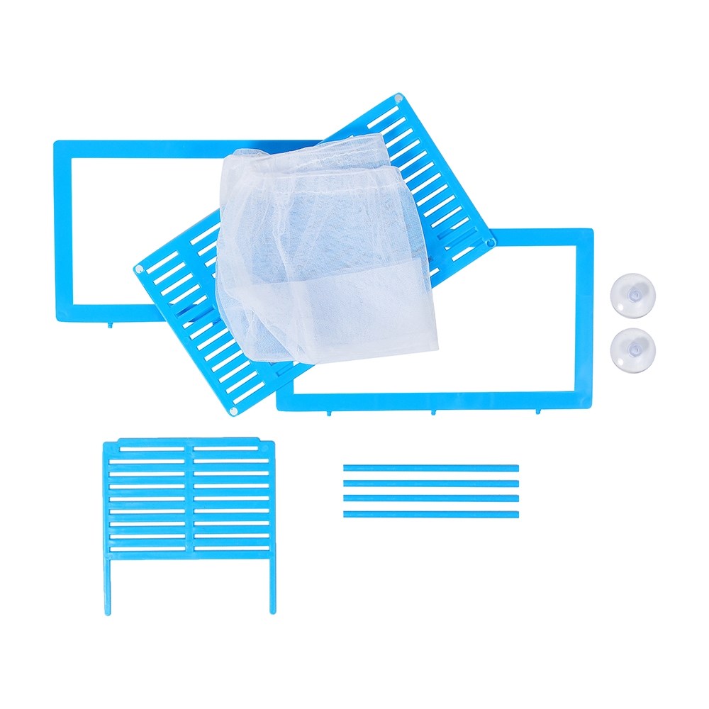 Naribo - отсадник сетчатый MBL-02 для аквариумных рыб, с перегородкой, 26,5х15х15см NR-085886 - фото 31631