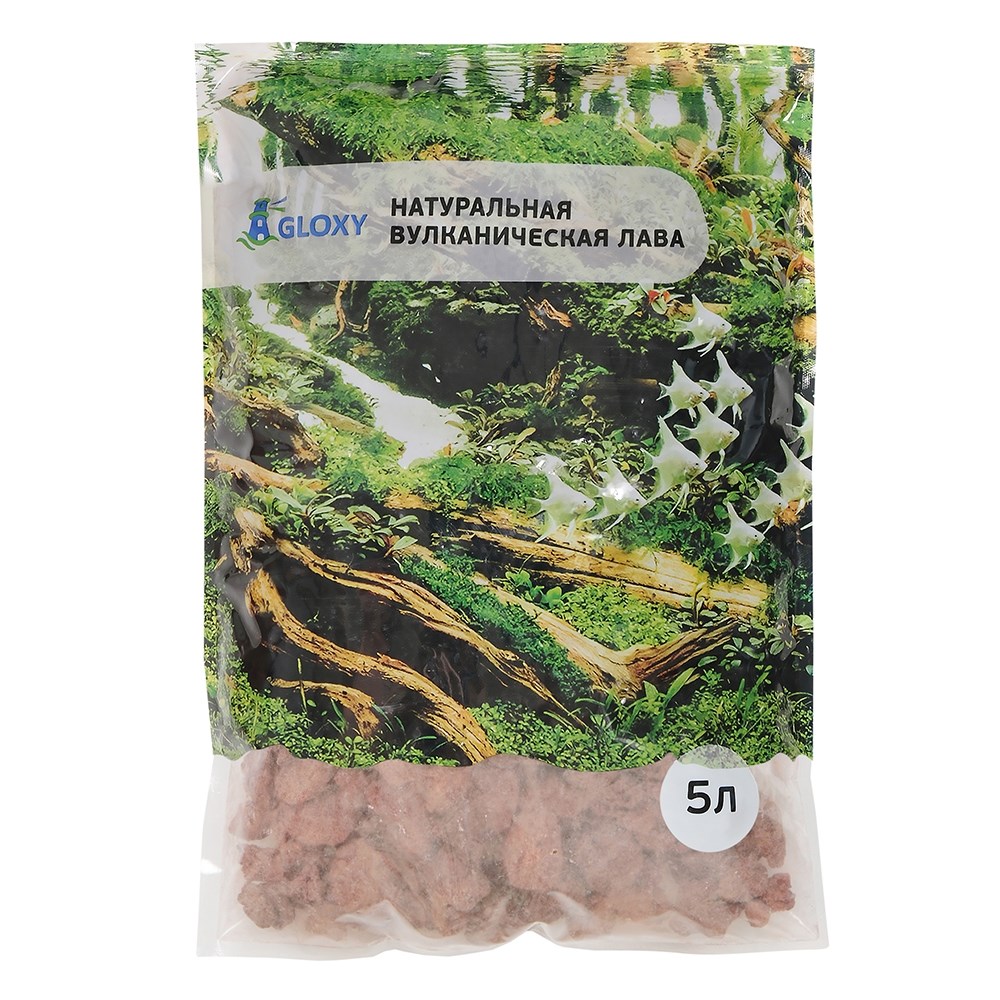 GLOXY - лава красная 20-30 мм, 5л GL-085978 - фото 31859