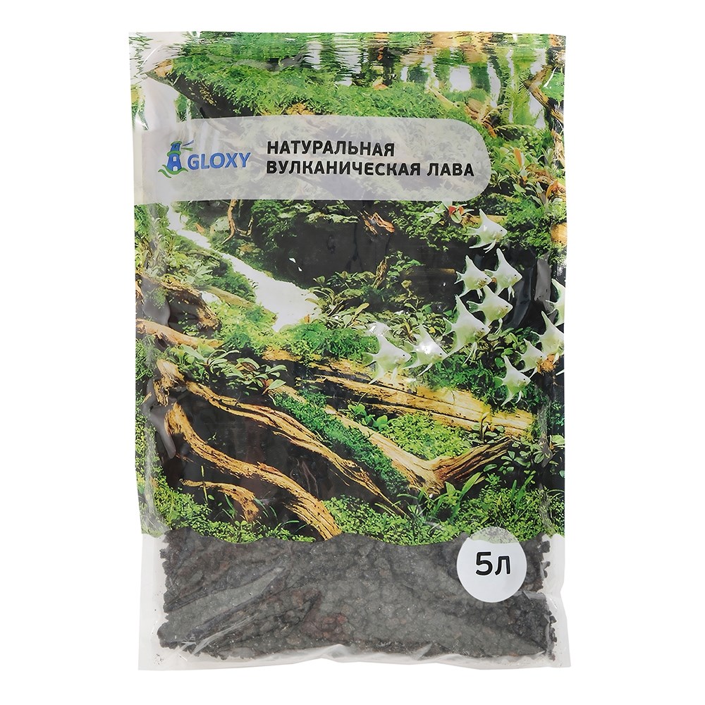 GLOXY - лава черная 5-9 мм, 5л GL-086166 - фото 31867