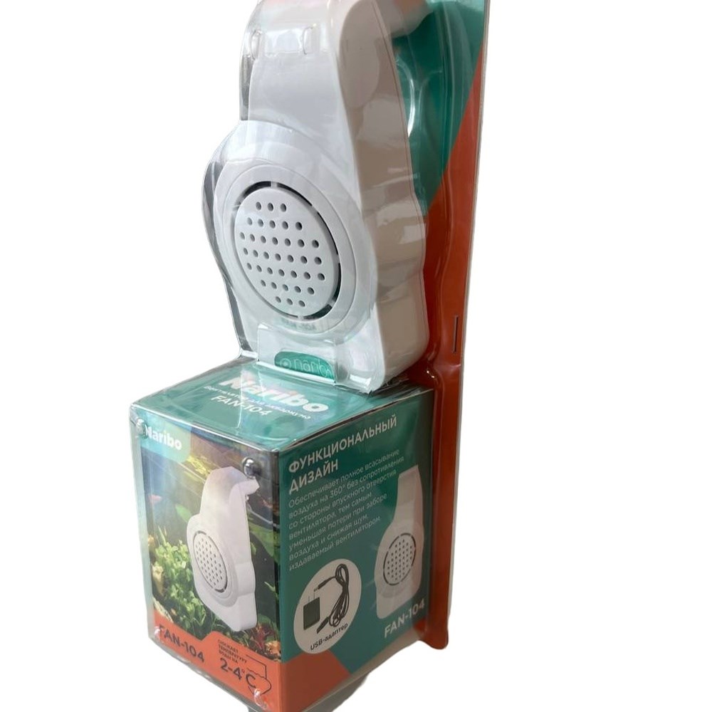 Naribo FAN-104 - вентилятор-охладитель для аквариума объёмом до 26 литров NR-085749 - фото 31956
