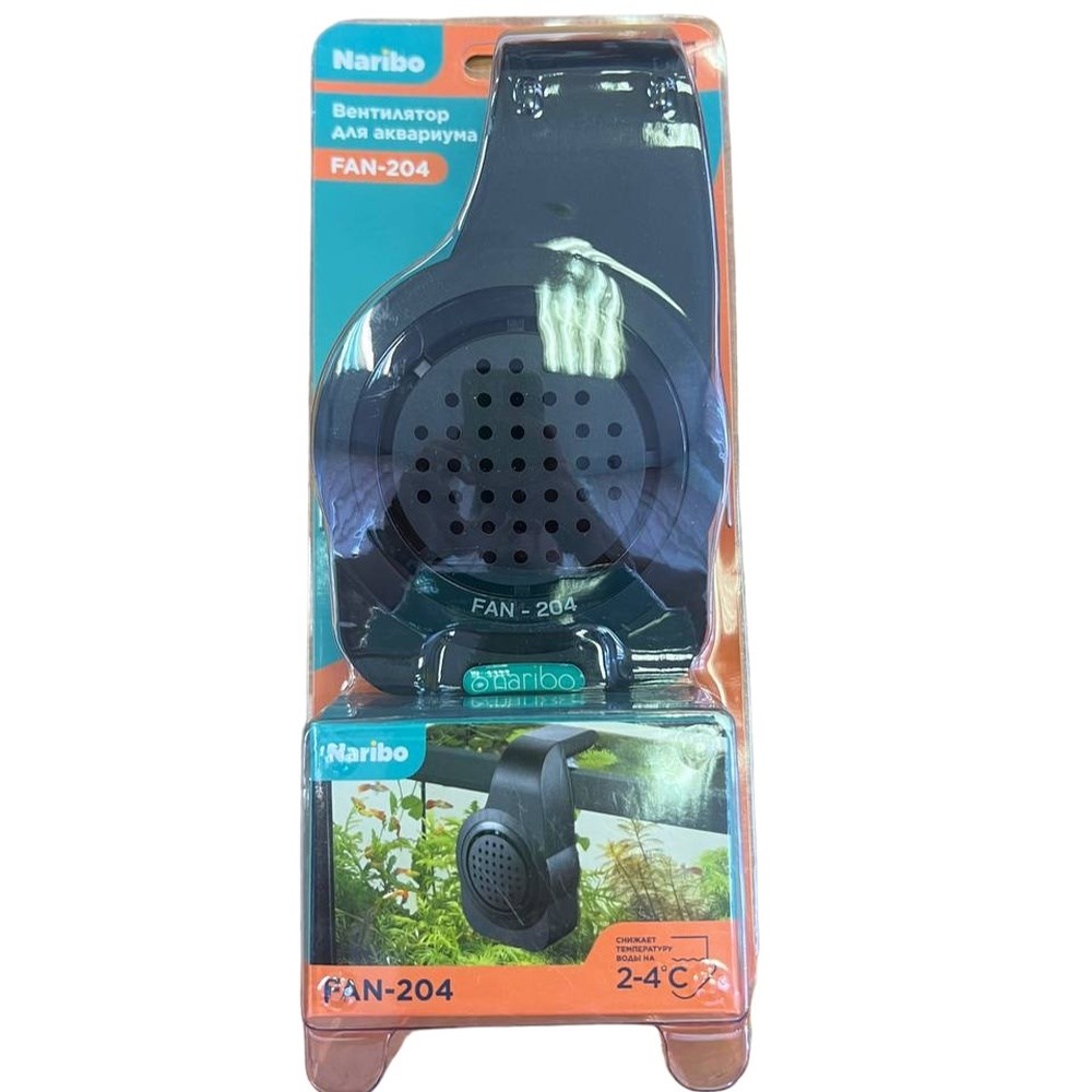 Naribo FAN-204 - вентилятор-охладитель для аквариума объёмом до 60 литров NR-085824 - фото 31967