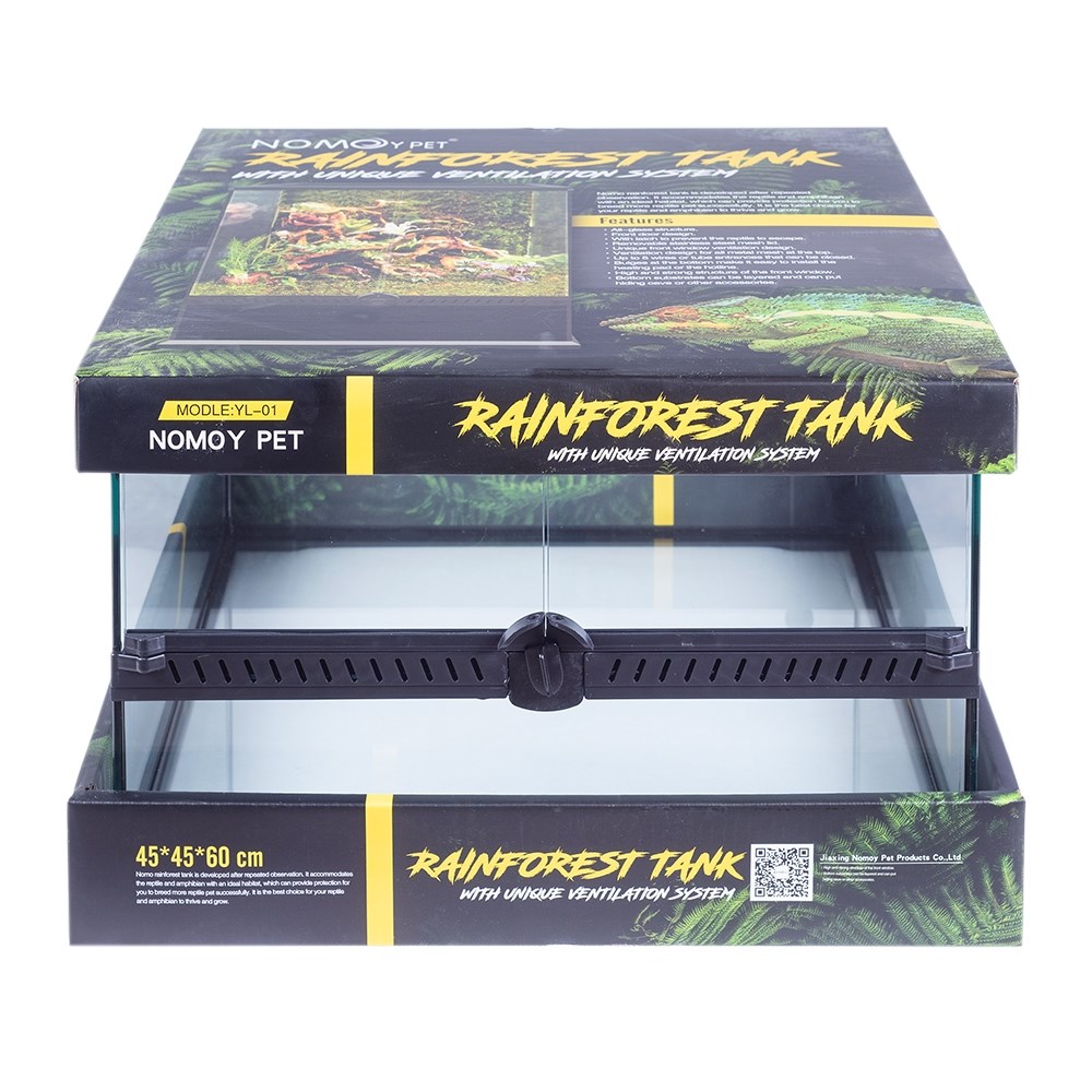 Террариум Nomoy Pet Rainforest tank M2 45х45х30см NMP-YL-01M2 - фото 32166