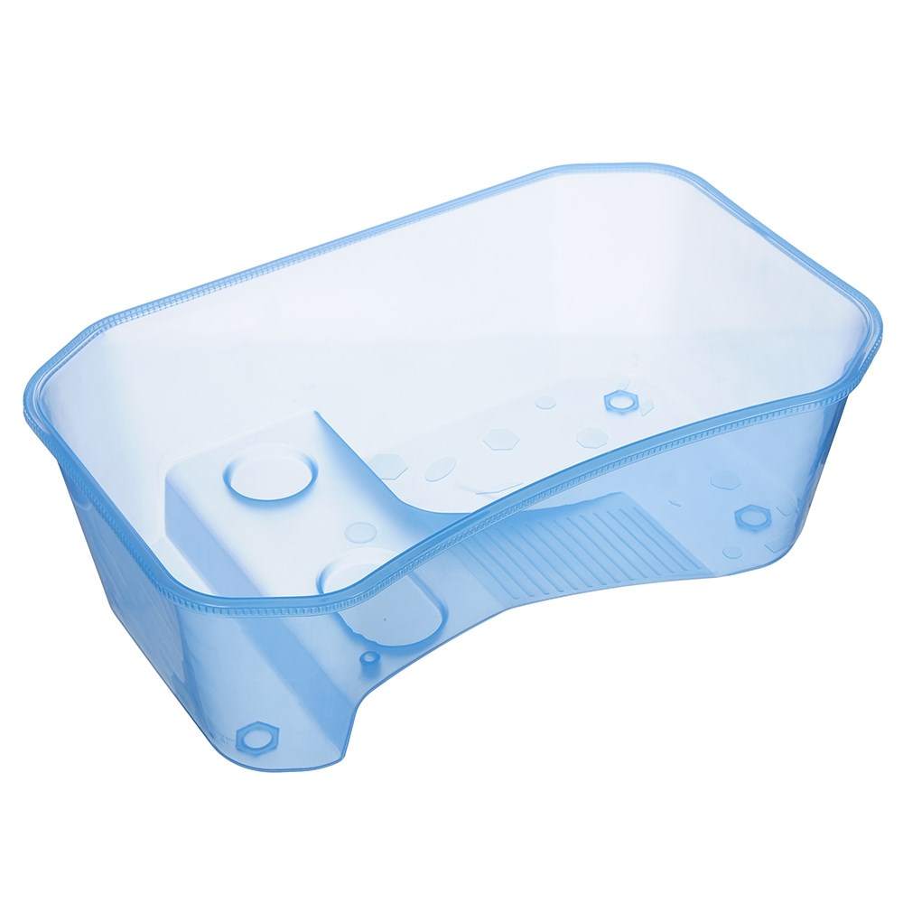 Черепашатник открытый пластиковый прозрачный с островом 40х24,5х13см NMP-NX-11 - фото 32203