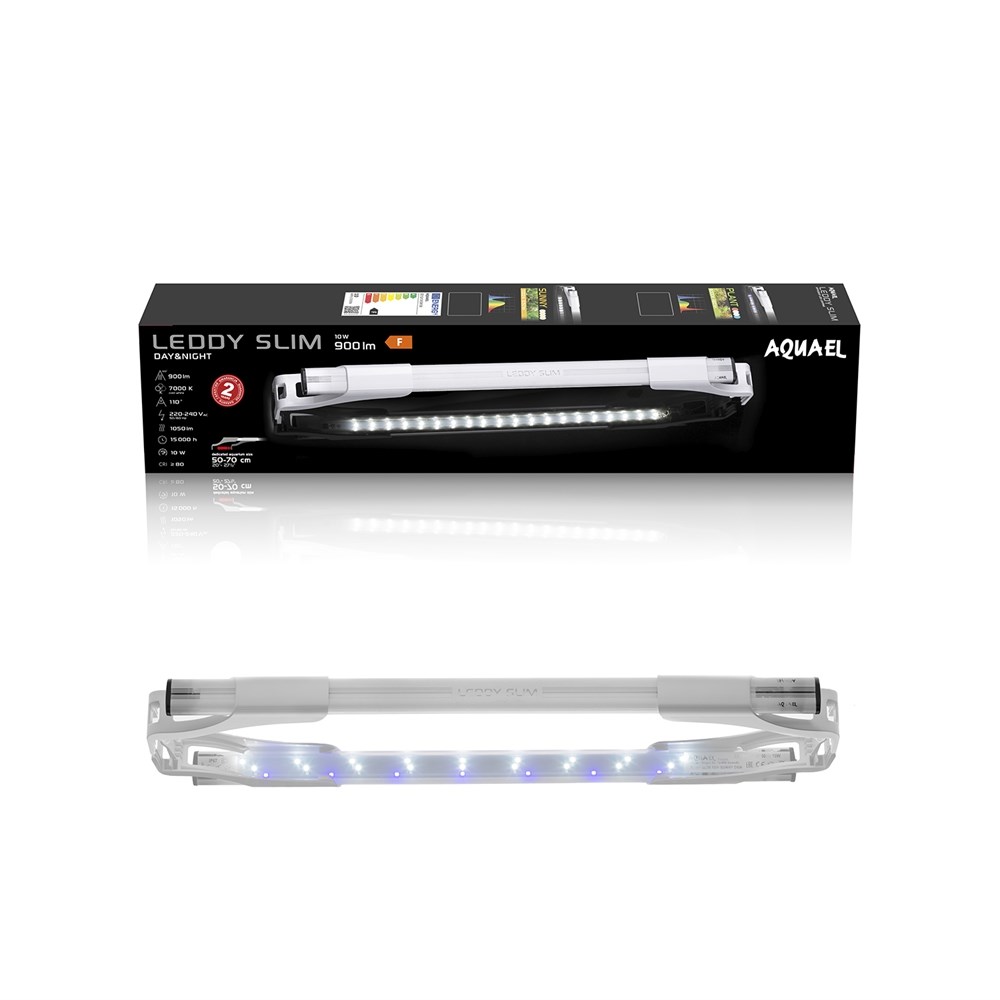 AQUAEL LEDDY SLIM SUNNY Day&Night 10Вт 2.0 (50-70см) - LED-светильник для аквариума 124197 - фото 32209
