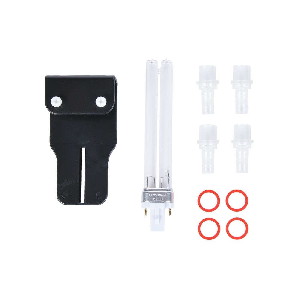 GLOXY УФ-стерилизатор 9Вт, для аквариумов до 500л, вход /выход от 10 до 19мм - копия GL-084100 - фото 32409