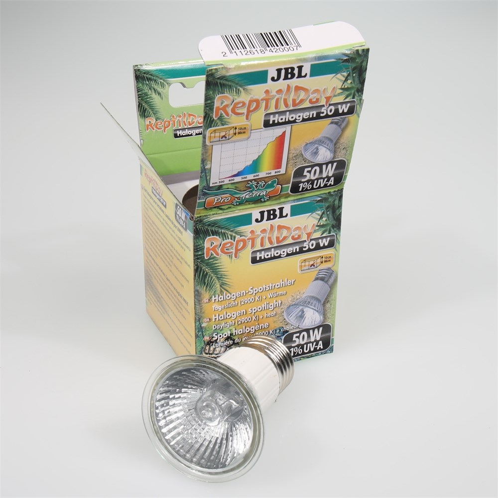 JBL ReptilDay Halogen 50 ватт - Галогеновая лампа для террариума 282.6184200 - фото 32506