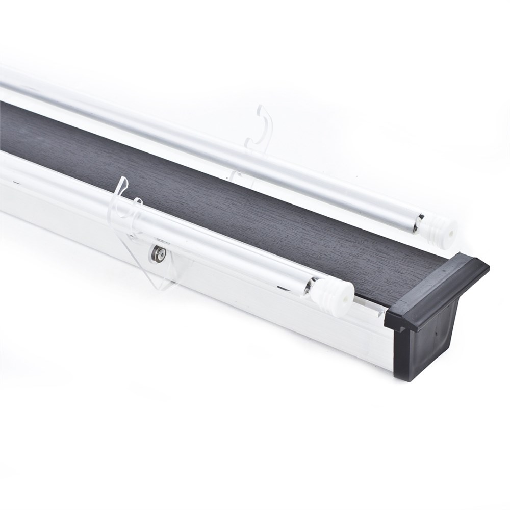 Aquaplus аквариум LUX П264 / 240л прямой выбеленный дуб LED (120*40*61)+Крышка, светильник LEDDY TUBE Retro Fit Sunny 2*18 Вт, стекло 8/8 a19315 - фото 32537